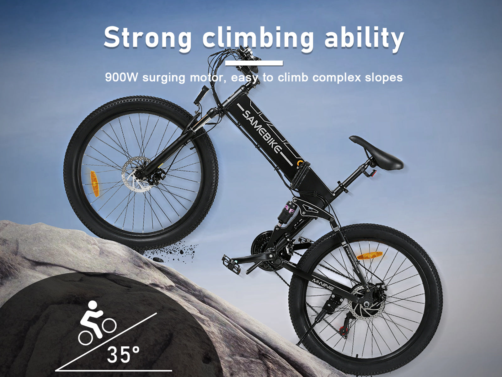 LO26-II-YD Hydraulic brake Folding Mountain Ebike