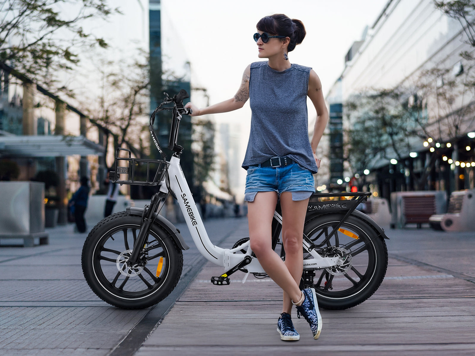 C05 Pro Step-through Foldable Fat Tire Ebike