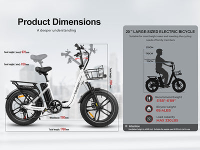 C05 Pro Step-through Foldable Fat Tire Ebike