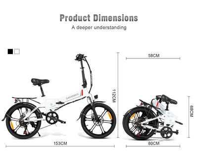 20LVXD30-II Folding Electric Mini Bike