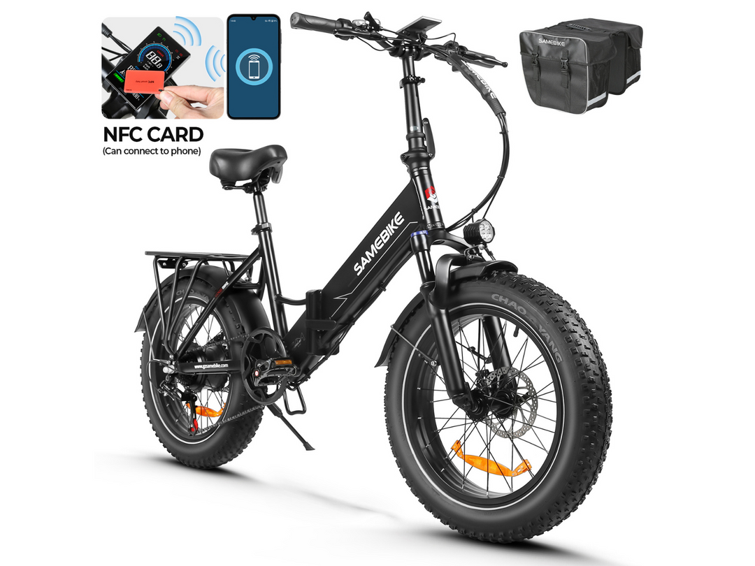 Folding Electric Speedrid Fat Tire Ebike Review SAMEBIKE