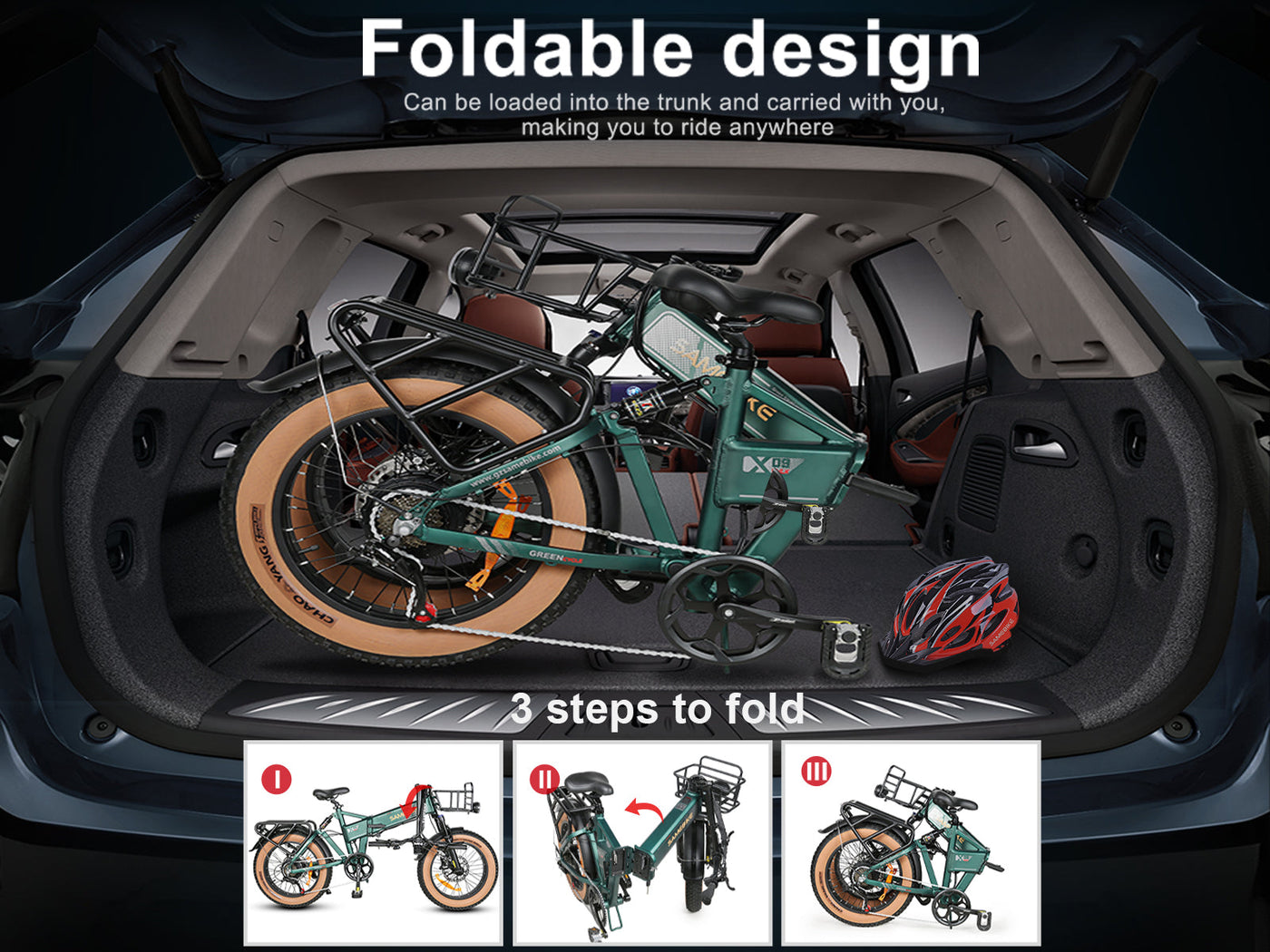 XWLX09-II Fat Tire Mountain Ebike