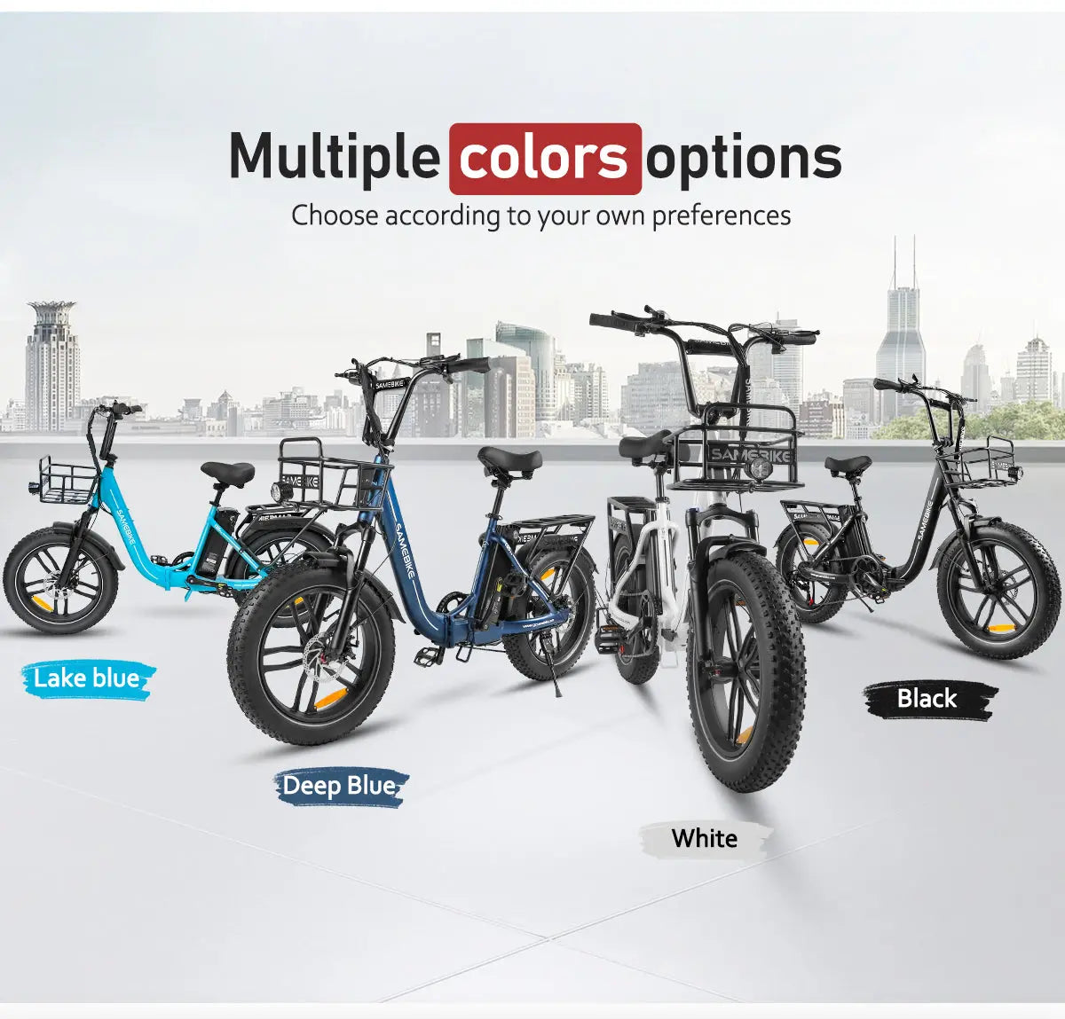 C05 Pro Step-through Foldable Fat Tire Ebike